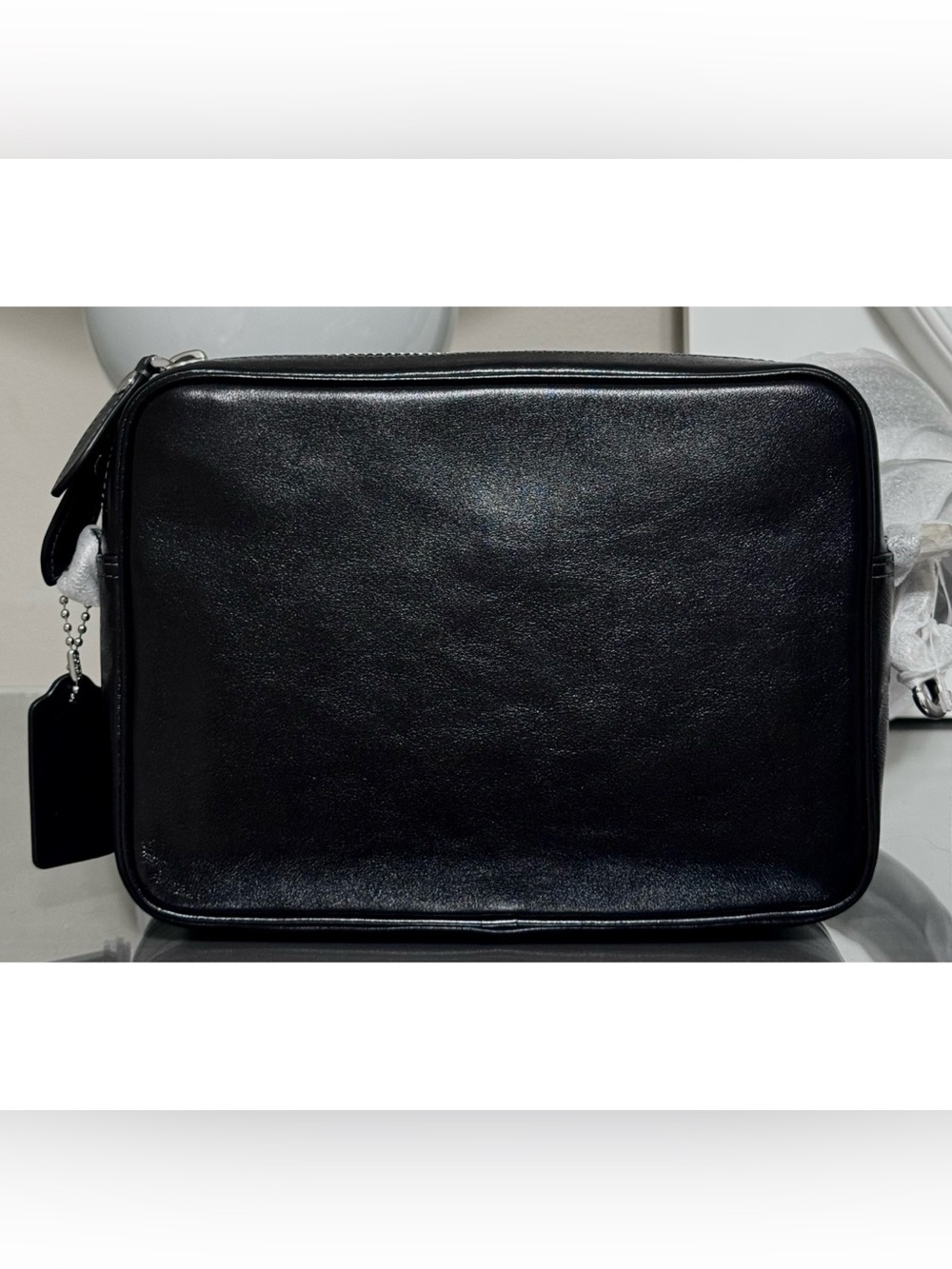 COACH Dakota Crossbody Bag - BLACK LEATHER - Picture 3 of 8